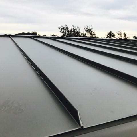 Snap lock roofing