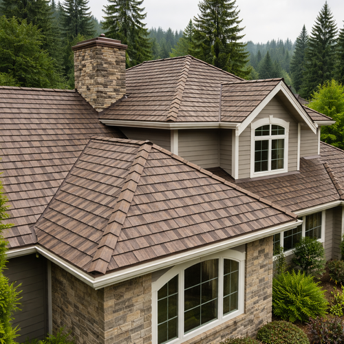 synthetic wood roofing